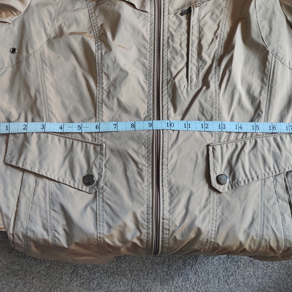 Cole Haan Tan Trench Coat with Belted Waist - Picture 7 of 13